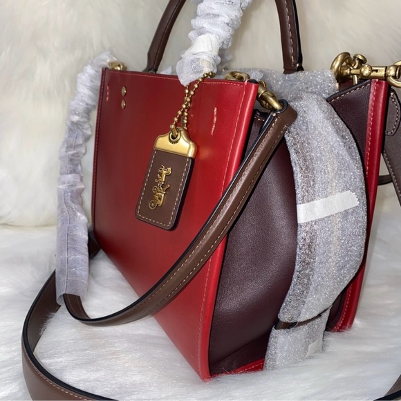 Coach leather purse Rogue 25 In Colorblock New - Picture 10 of 16